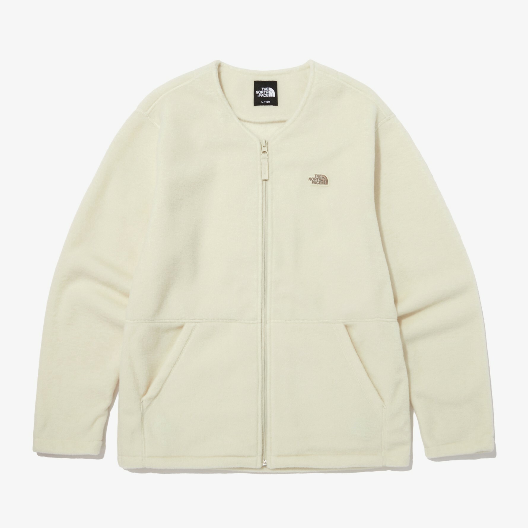 THE NORTH FACE NOVELTY ACAMPO 開襟衫 象牙白 NJ5JP29B