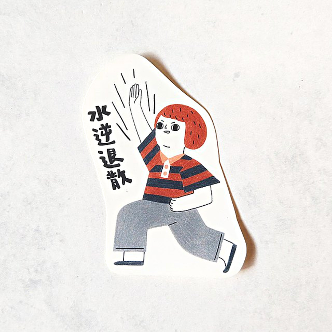 Birdcone Waterproof Stickers (Taiwanese Stationery Brand)