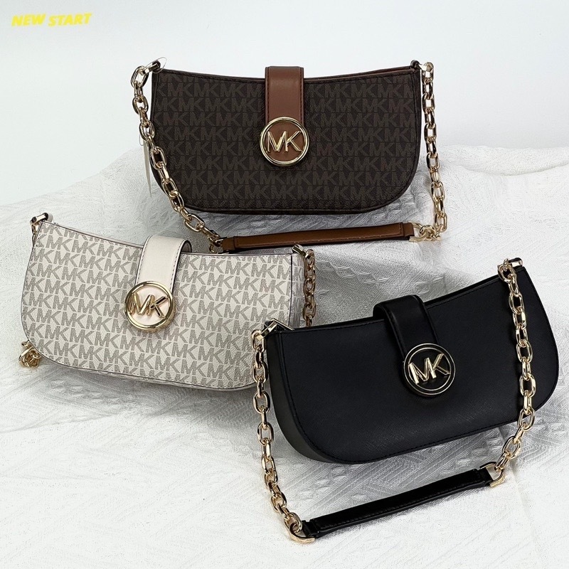 Michael Kors MK 圓圈金扣 腋下包 鏈條包