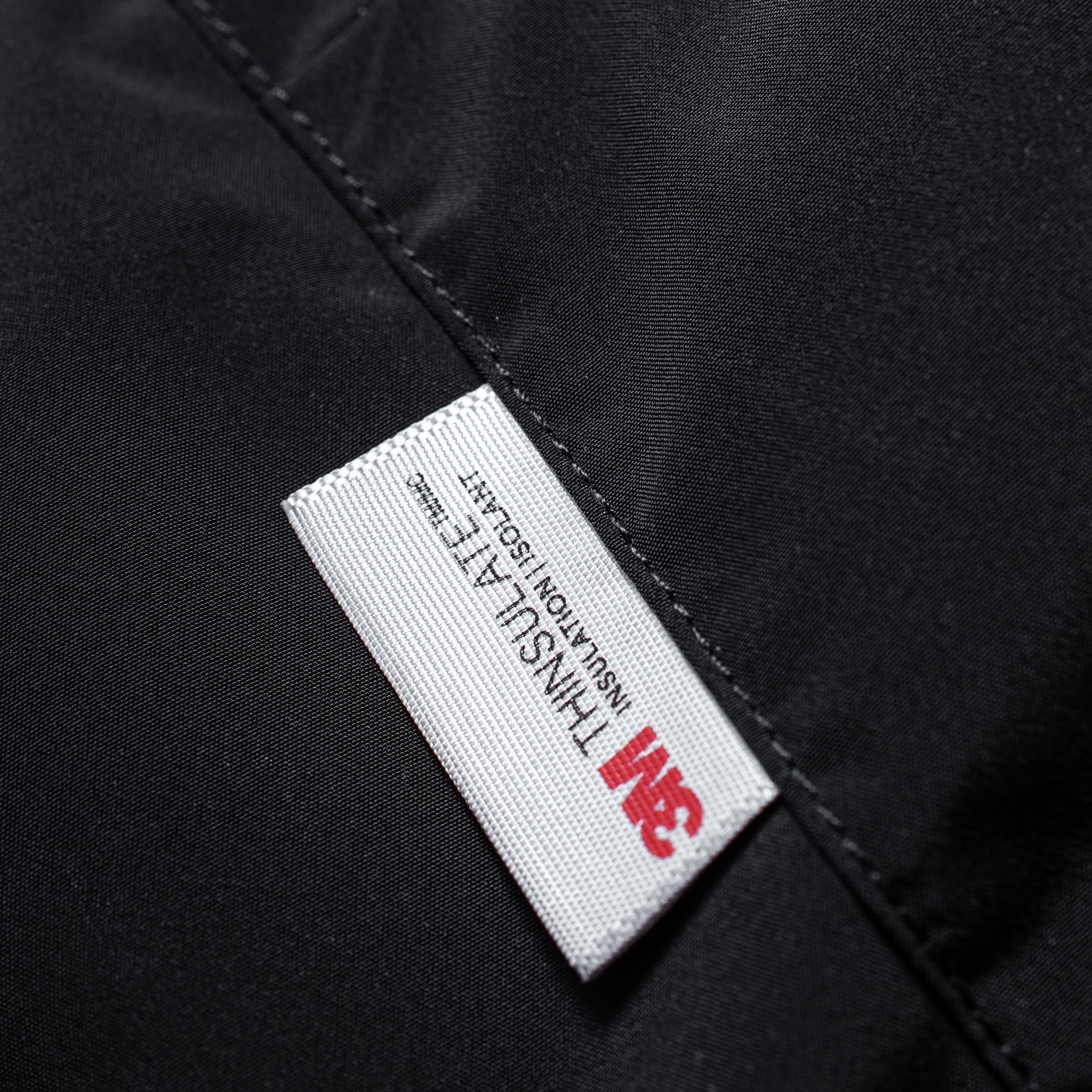 PERSEVERE MULTI-POCKET PADDED JACKET - BLACK