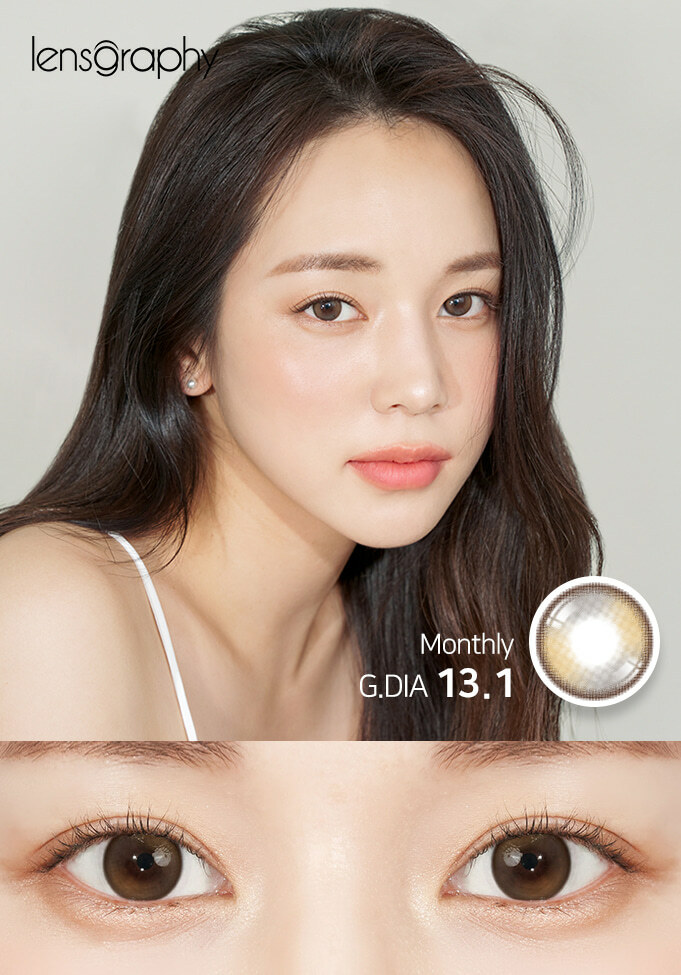 Lensgraphy 1 Month Blur Magic Brown 每月拋棄型彩妝隱形眼鏡｜每盒2片