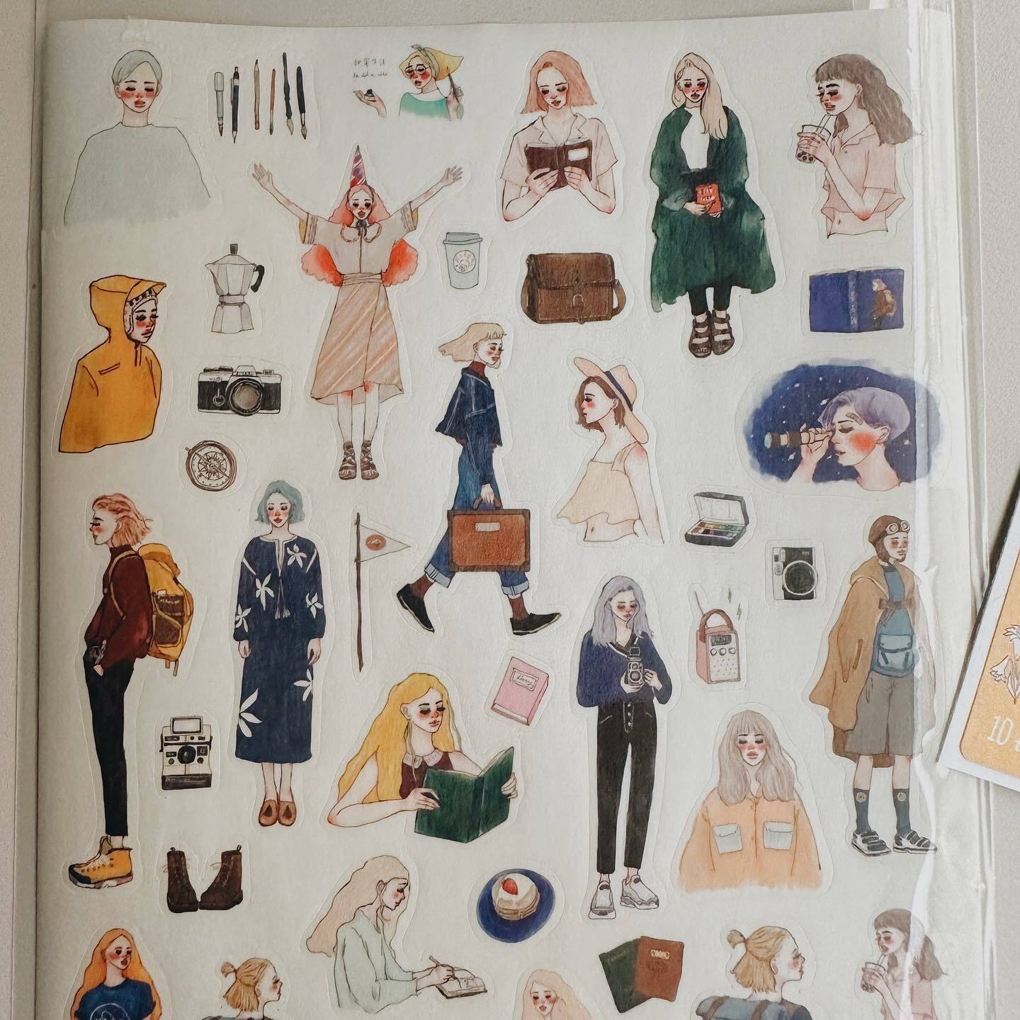 遙遠的旅程 A5和紙貼紙 ｜甜蜜生活