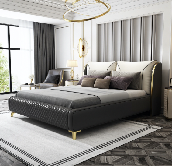 義式輕奢皮床 AOZ-M69