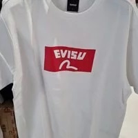 [S] EVISU WORD AND LOGO TEE SHIRT, WHITE, EU2UTS908-WHITE (SEV173)