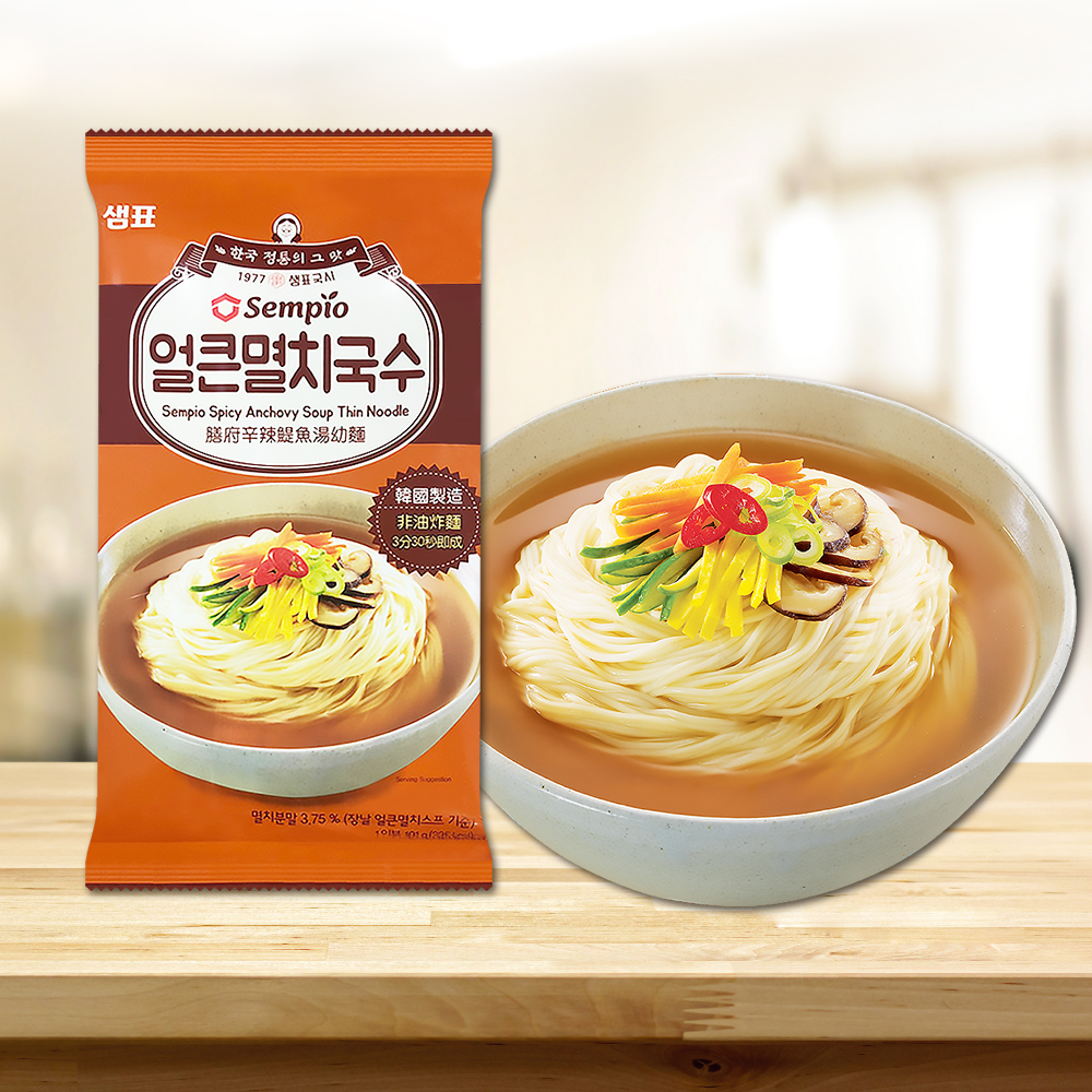 【BK SHOP】膳府-辣味鯷魚湯細麵101g