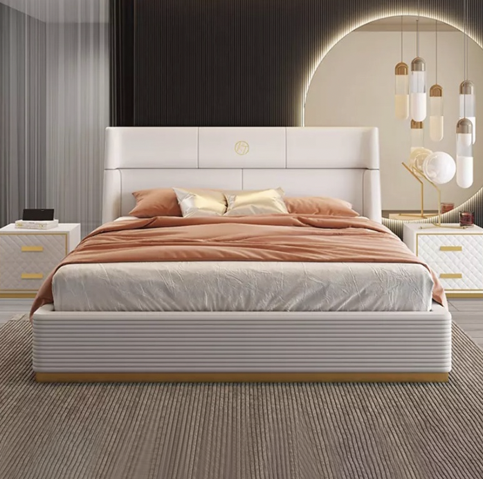 義式輕奢皮床 AOZ-M109B
