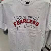 [S] EVISU ENGLISH APPLIQUE HILLS LOOSE FIT T-SHIRT, WHITE, EU2UTS718-WHITE (SEV177)