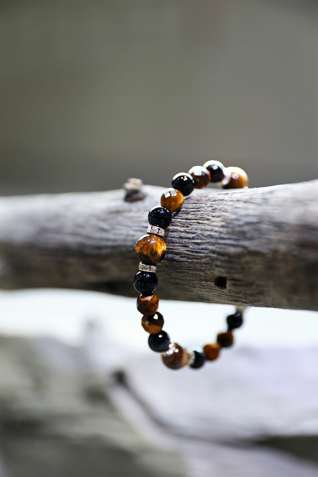 多種寶石虎眼石珠子手鍊