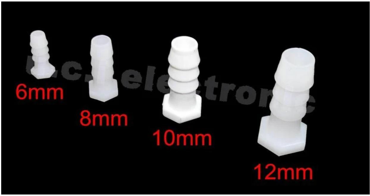 【UCI電子】(L-1) 水管堵頭軟管悶頭小型塑料堵頭管塞水族用