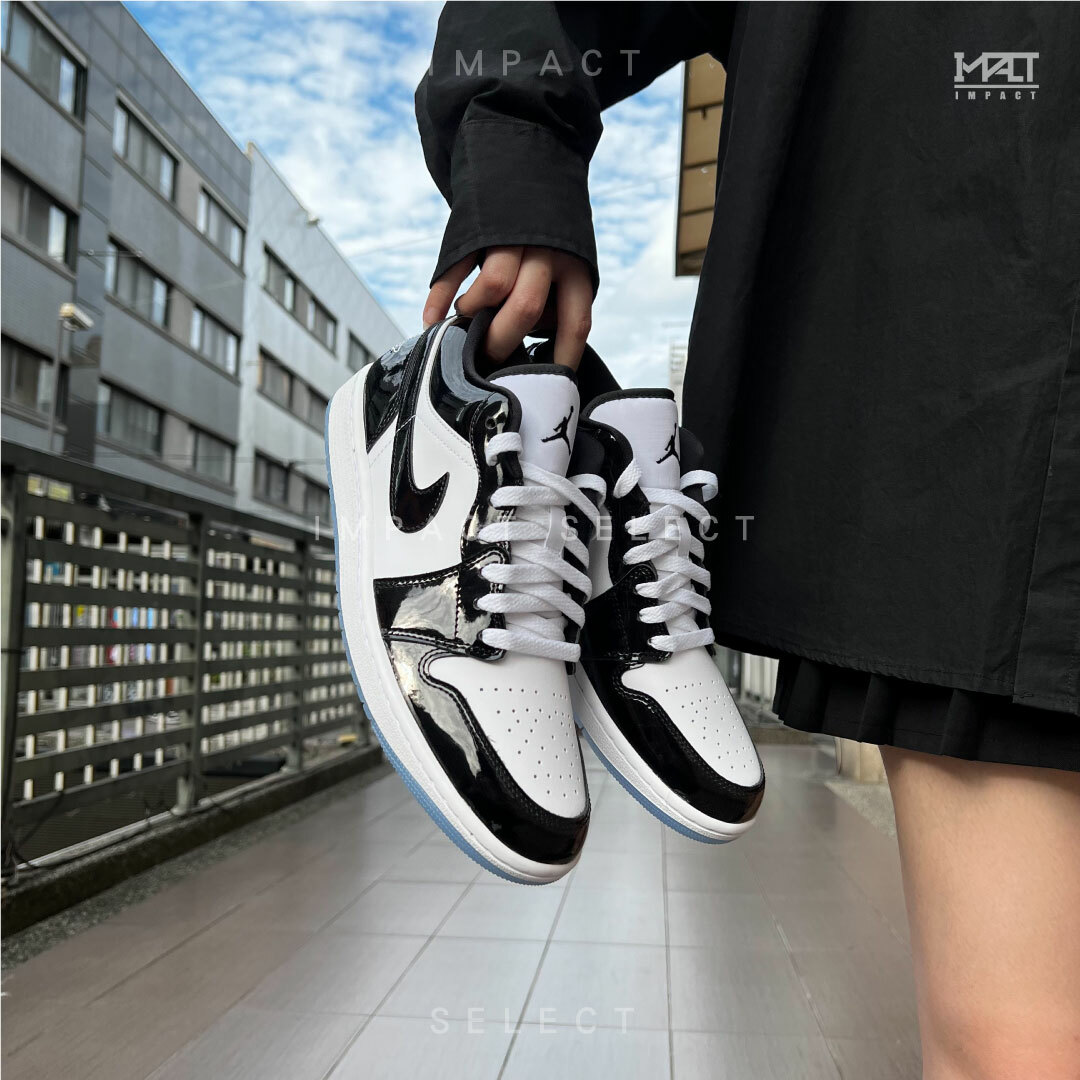 AIR JORDAN 1 LOW 康扣 熊貓漆皮 冰底 喬丹低筒 黑白 DV1309-100