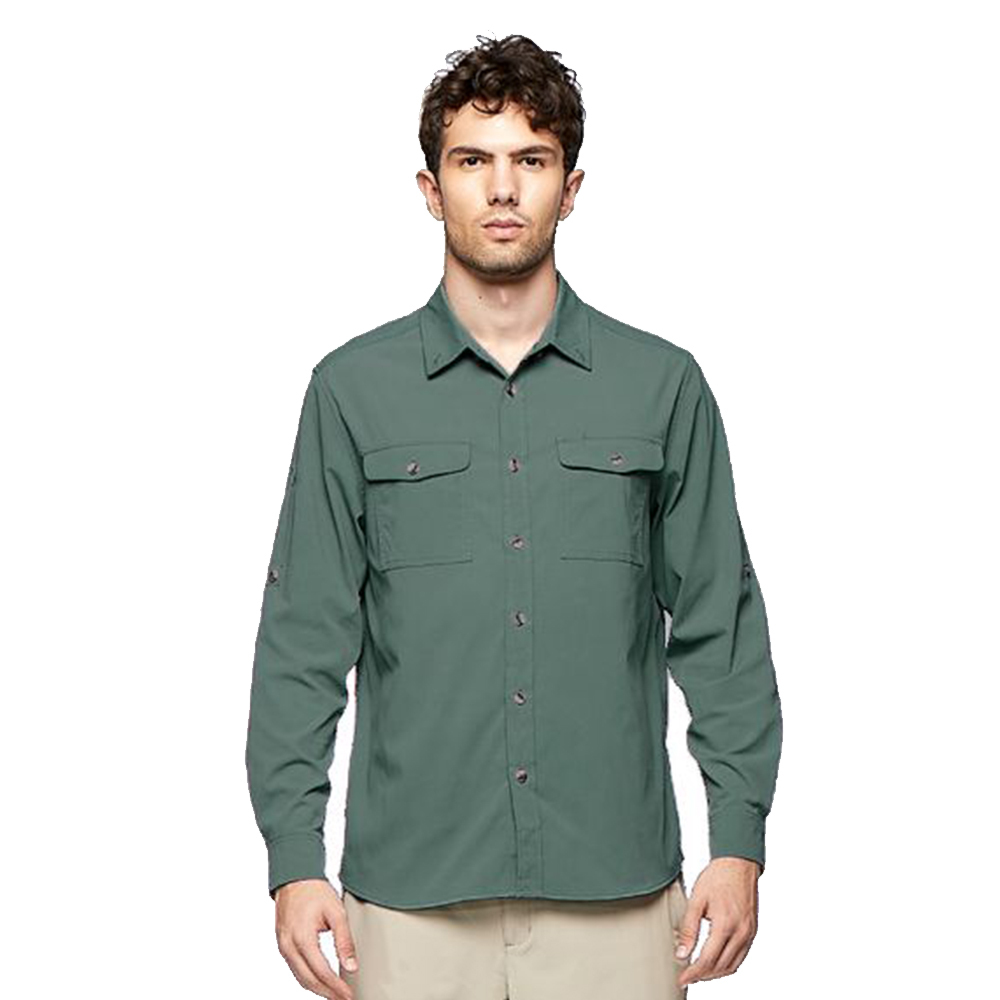 Wildland 荒野 0A81208 彈性抗UV長袖襯衫 男款 (3色) 登山/休閒/旅行/旅遊/居家休閒 13W81208