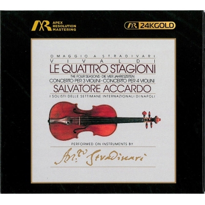 SALVATORE ACCARDO - THE FOUR SEASONS 韋瓦第：四季小提琴協奏曲 (LE QUATTRO STAGIONI) ARM 24K GOLD