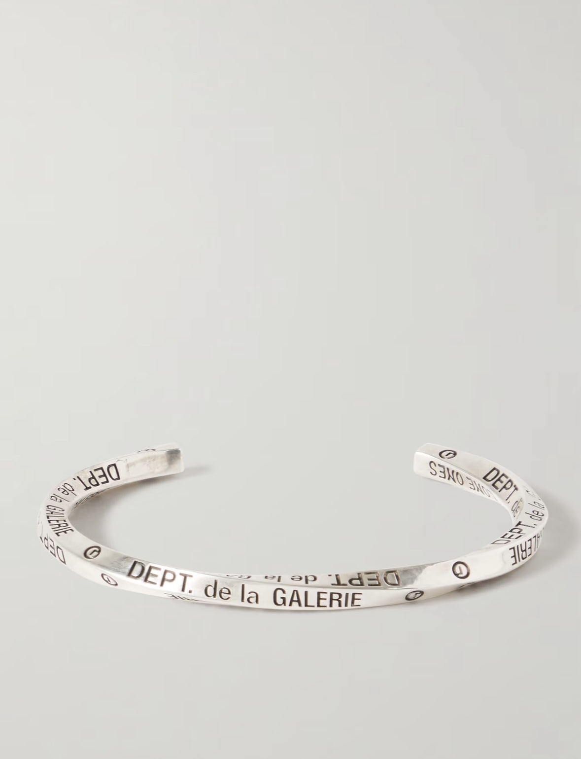 LONEONE x Gallery Dept. French twist logo Cuff
