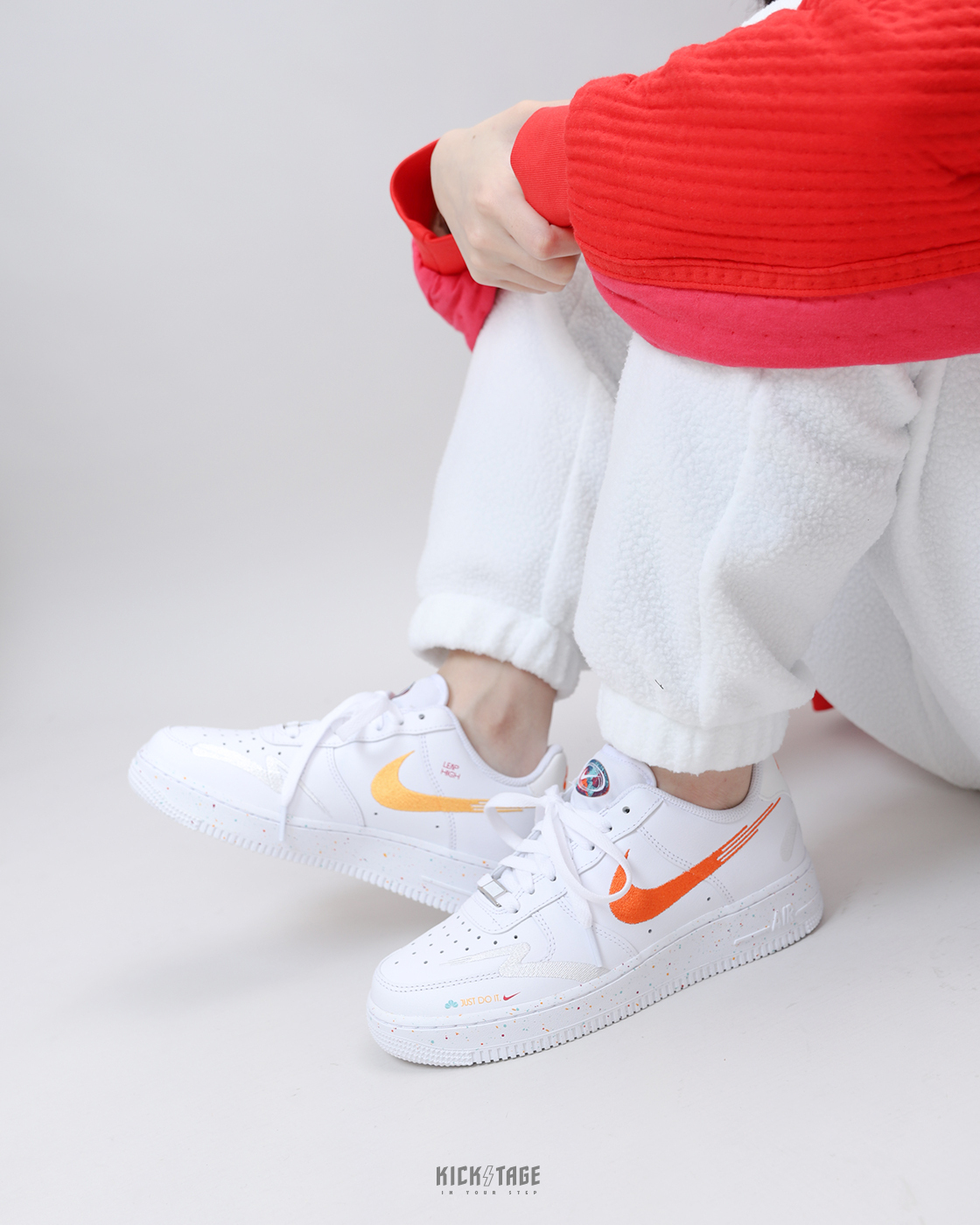 女鞋NIKE AIR FORCE 1 CNY AF1 水果軟糖新年印花刺繡潑墨陰陽四色【FD462