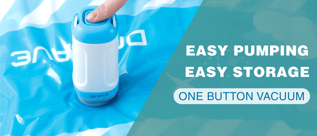 One-Touch start, easy to operate the DR. SAVE mini vacuum pump