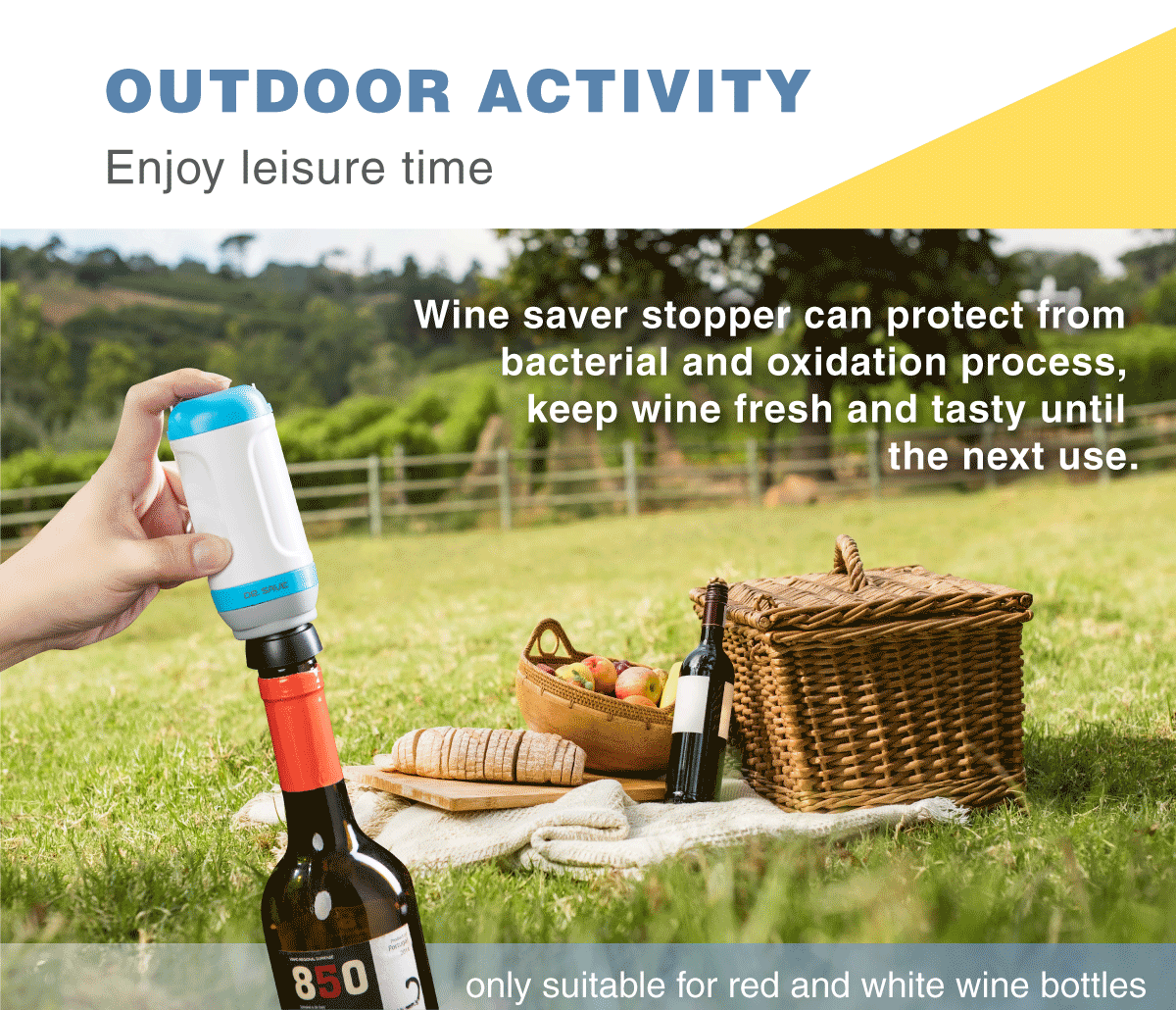 DR. SAVE outdoor activity application - save wine so easily