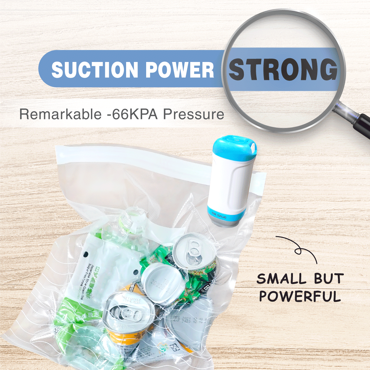 Strong suction power