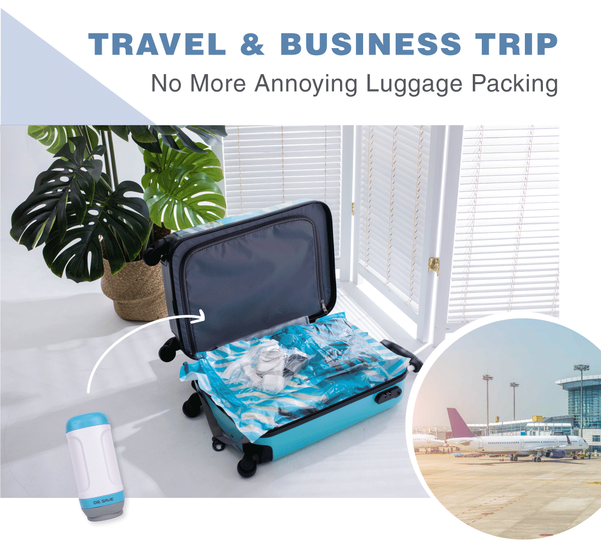 DR. SAVE travel and business trip application - no more annoying luggage packing