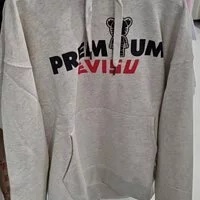 [S] EVISU COMMON TIGER ENGLISH PRINTING HOODED T-SHIRT ,OATMEAL, EU1UTS902-OATMEAL (SEV184)