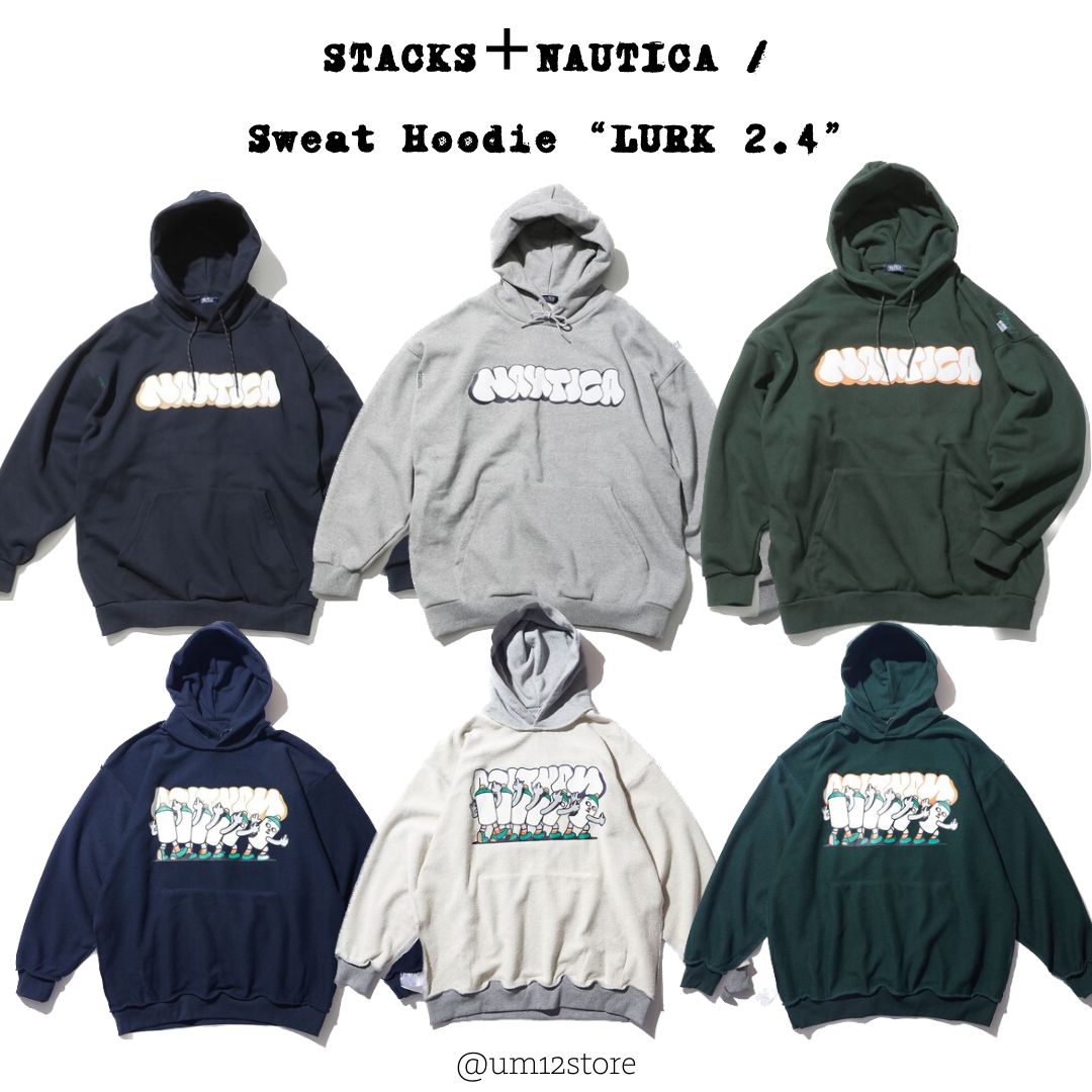 STACKS＋NAUTICA / Sweat Hoodie “LURK 2.4”