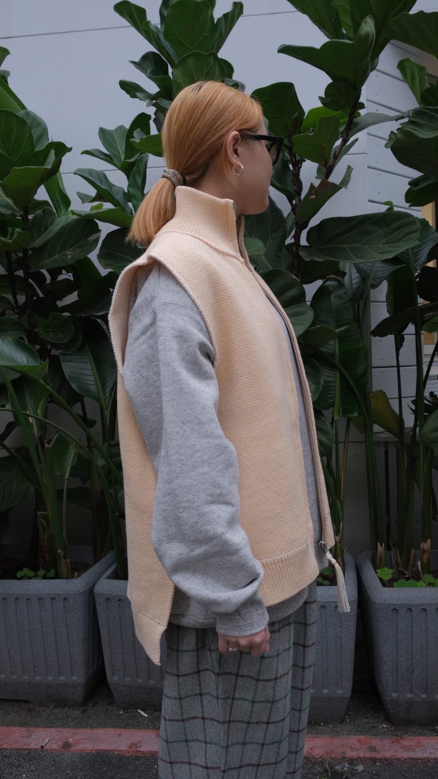 AMBERGLEAM Drivers knit vest ジャケット/アウター その他 www