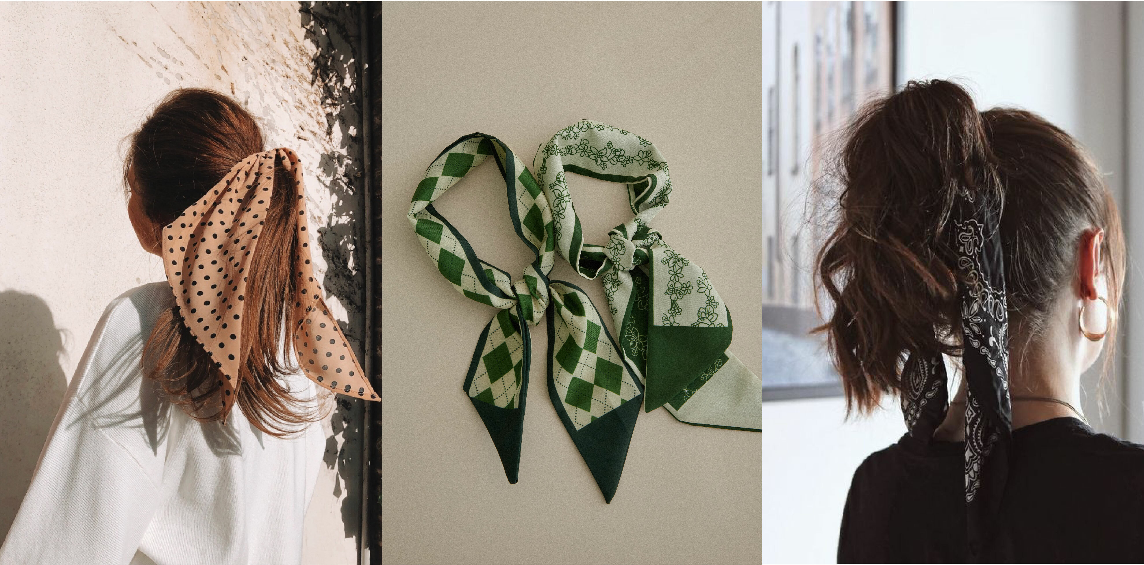 中高馬尾,間單俐落不失時尚感