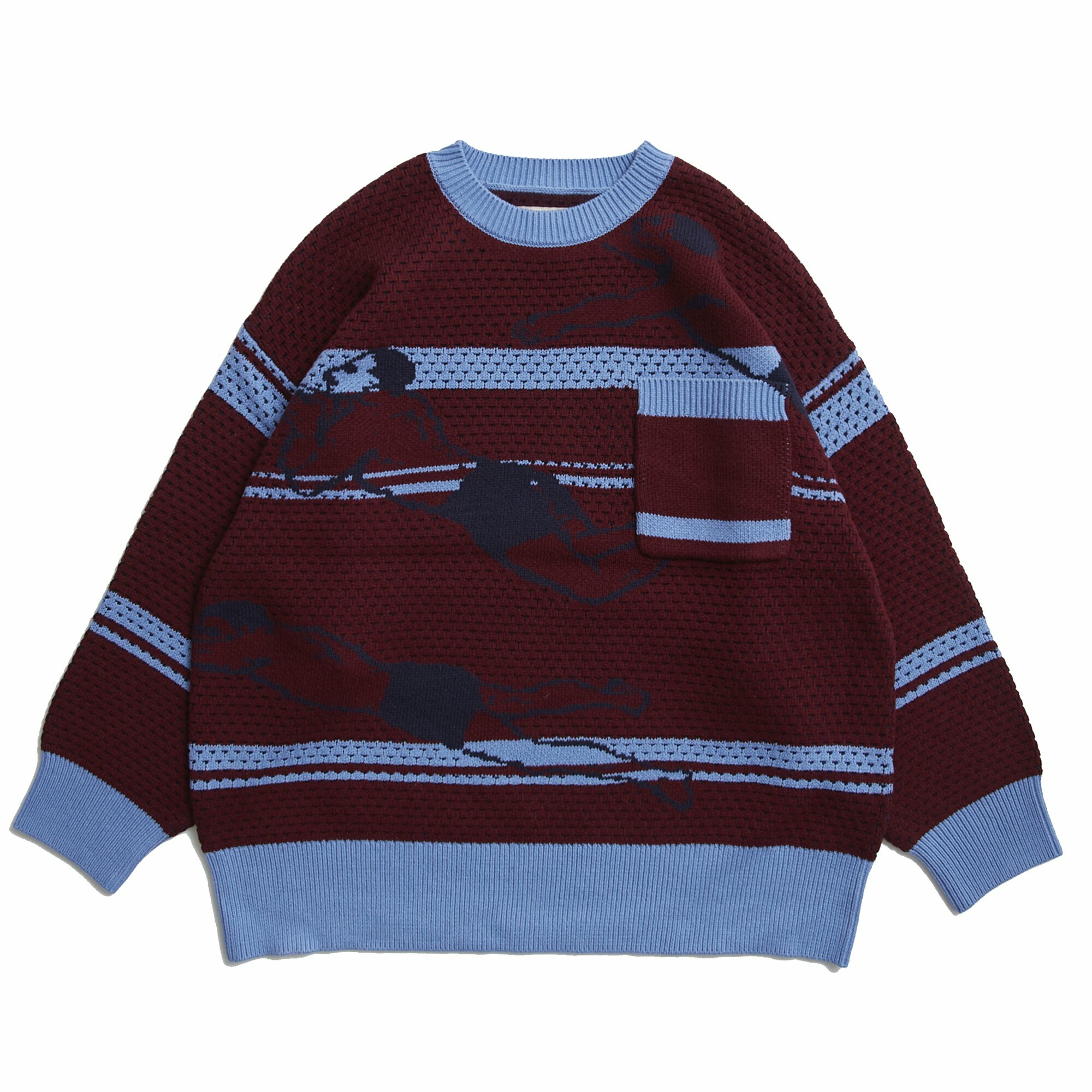 Plateau studio- 22AW | swimming knit crewneck