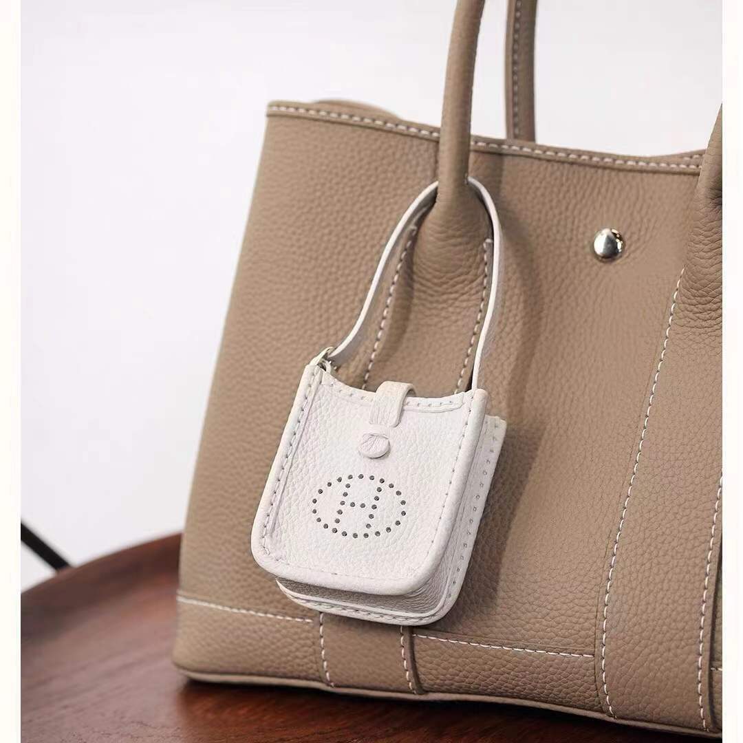 DIY自製mini購物袋包包掛件耳機包掛飾扣