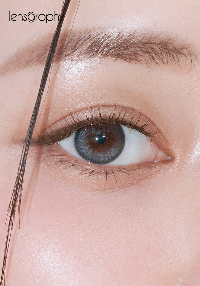 Lensgraphy 1 day Shyring Gray 每月拋棄型彩妝隱形眼鏡｜每盒10片