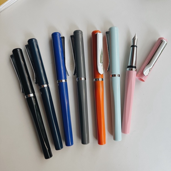 台灣製 書法尖鋼筆