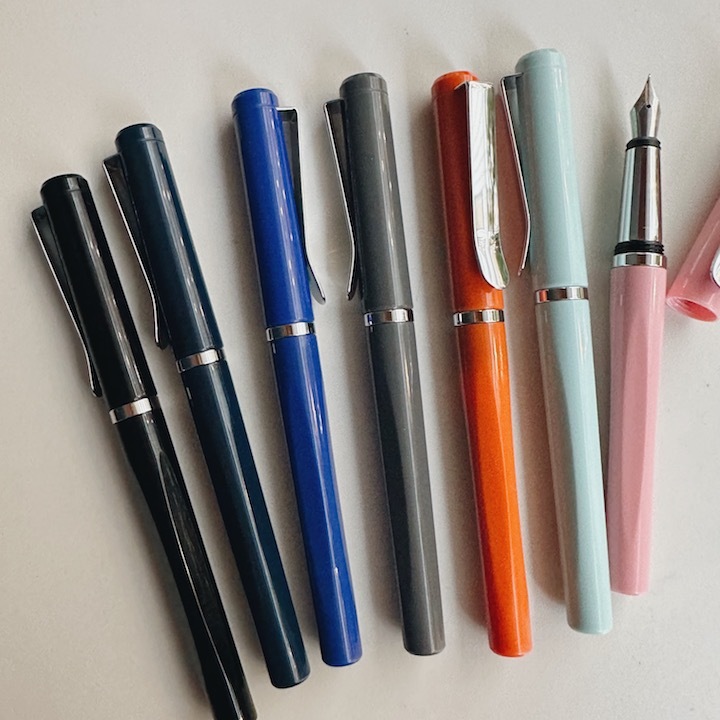 台灣製 書法尖鋼筆