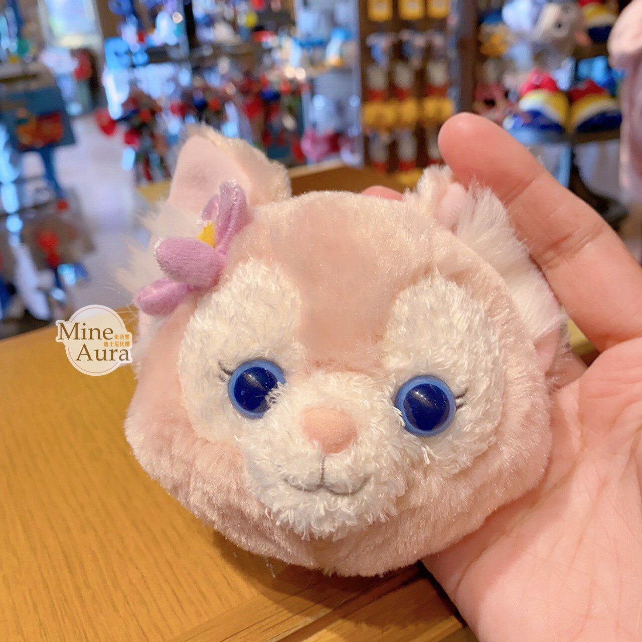 (限時特價) 玲娜貝兒 Lina bell 絨毛 大頭 造型 美髮梳 梳子 -上海迪士尼樂園