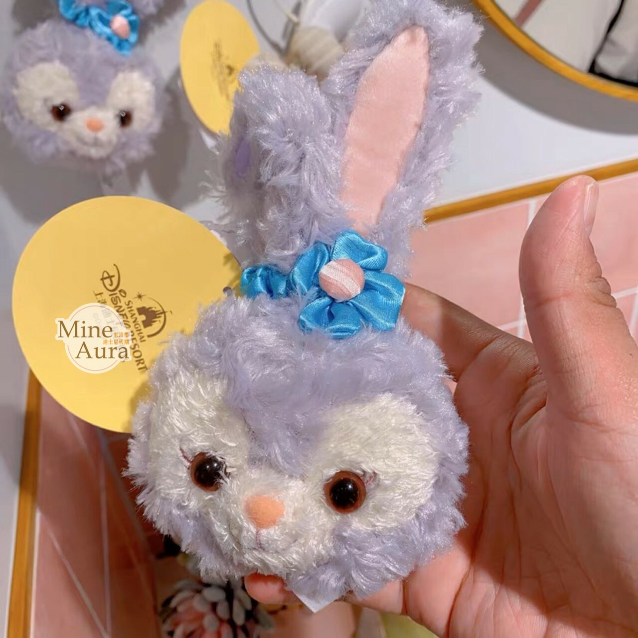 史黛拉露 星黛露 StellaLou 絨毛 大頭 造型 美髮梳 梳子 -上海迪士尼樂園