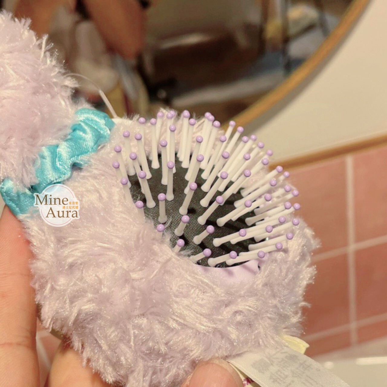 史黛拉露 星黛露 StellaLou 絨毛 大頭 造型 美髮梳 梳子 -上海迪士尼樂園