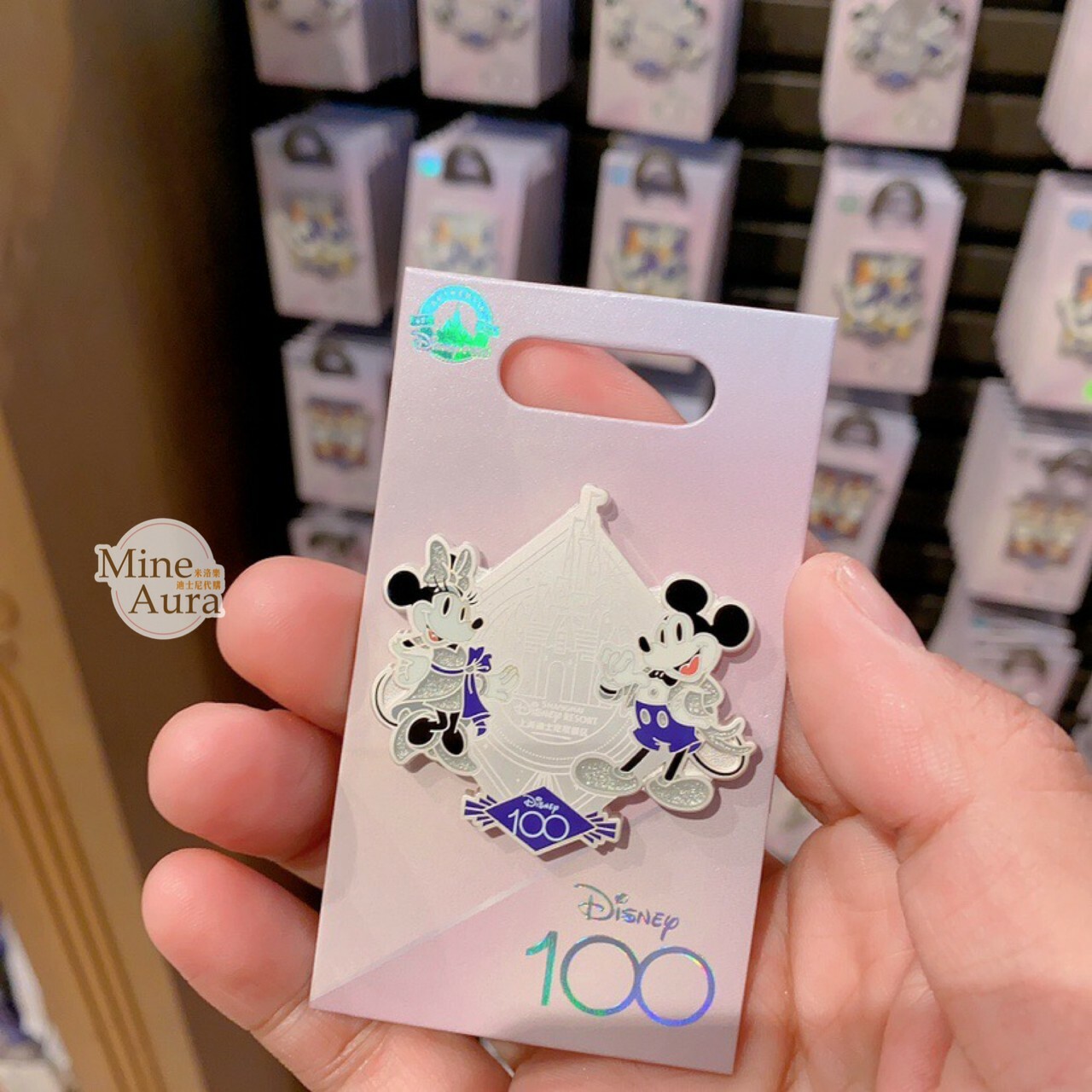 100 周年奇幻系列 米奇 Mickey 米妮 Minnie 造型 徽章 PIN -上海迪士尼樂園