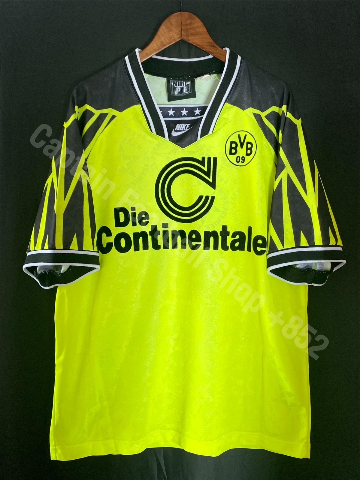 (Match Worn) Borussia Dortmund 1994-1995 Nike Home Match Worn Shirt #11