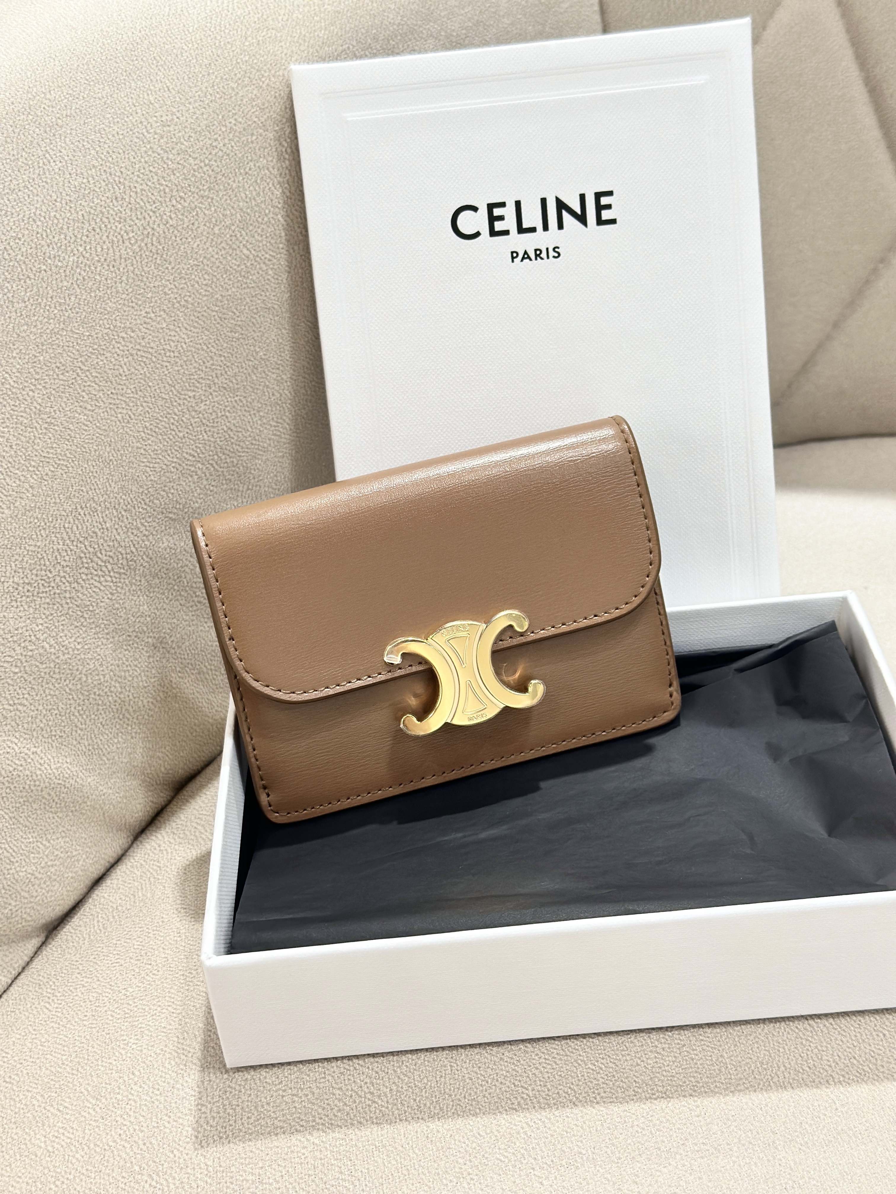 CELINE Cardholder With Flap
