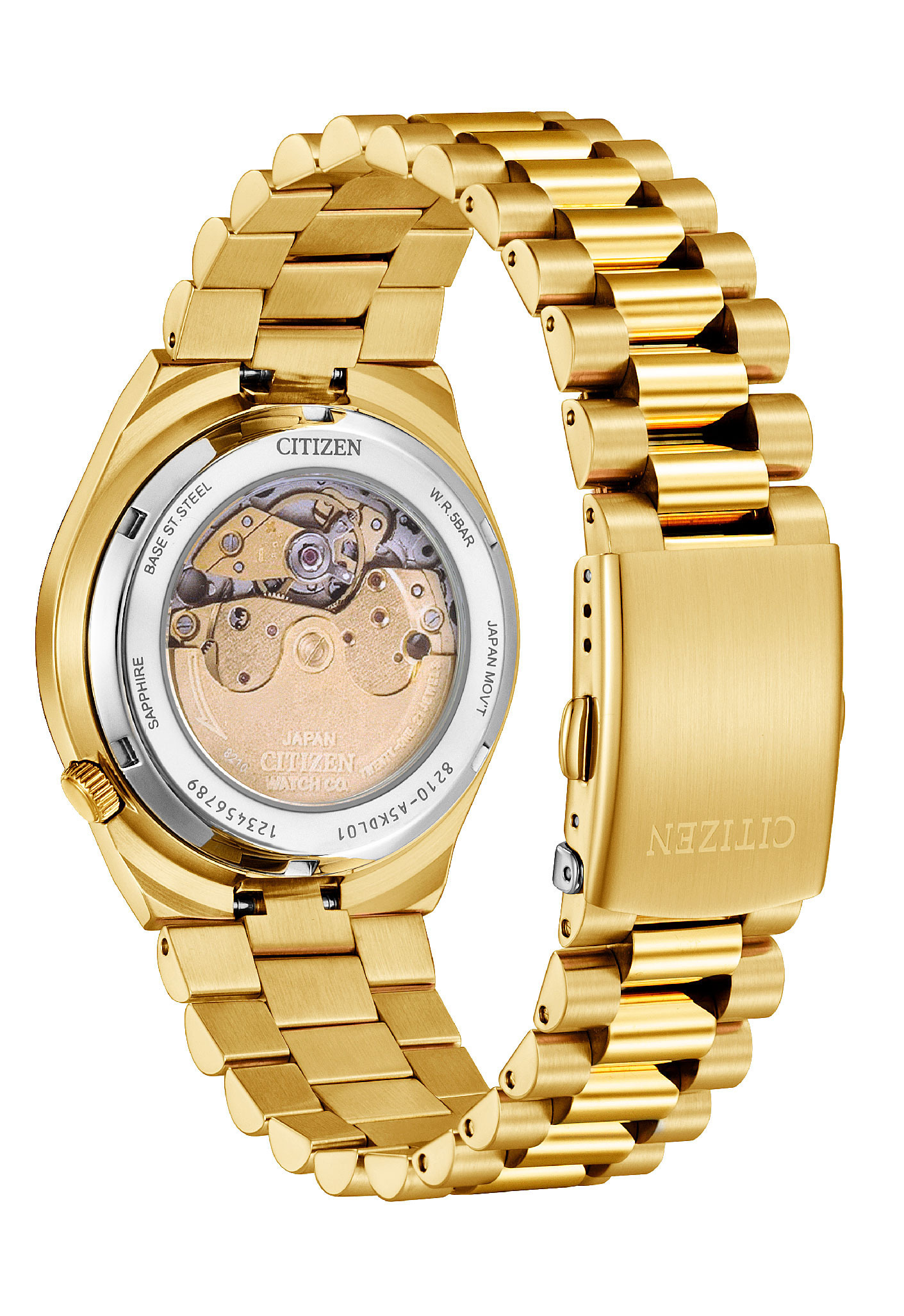 萬年鐘錶 - Citizen 星辰錶  青春色彩舞動紅面盤自動上鍊機械男錶  NJ0153-82X  錶徑40MM