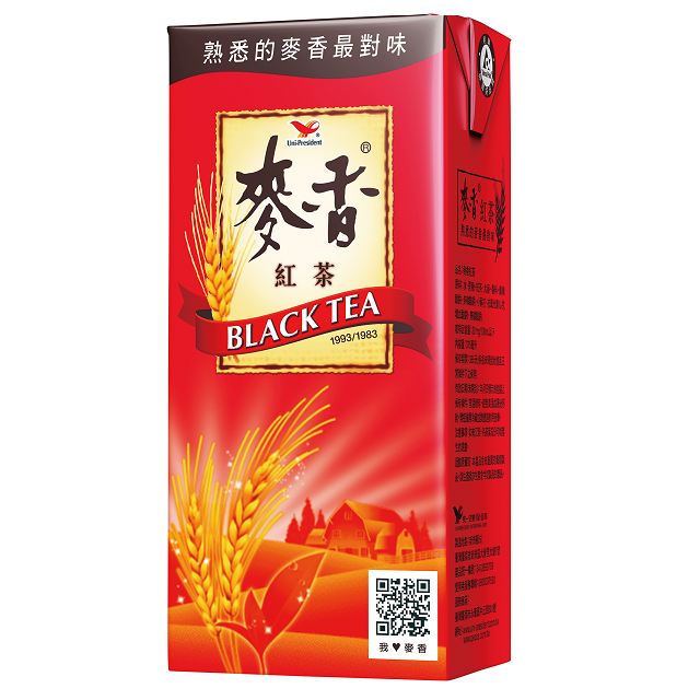 【統一】麥香紅茶375ml