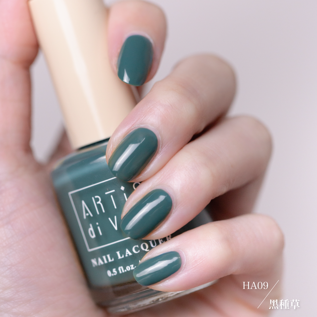Hananingen × ARTiS di Voce 指甲油 HA09 黑種草