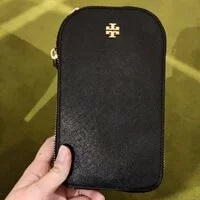 [S] TORY BURCH 136096 EMERSON PHONE CROSSBODY,BLACK, 136096-001 (STB260)