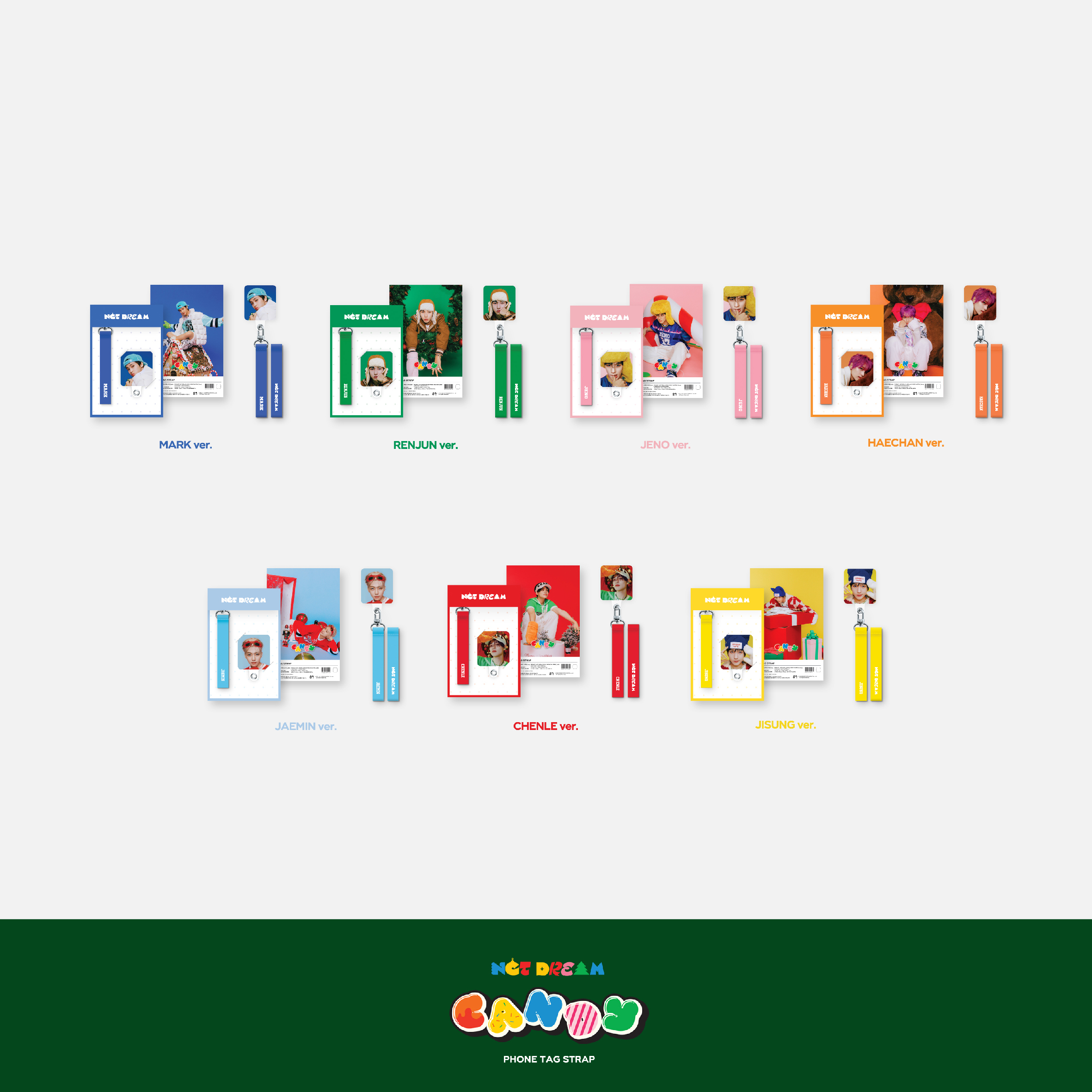 PHONE TAG STRAP - Candy