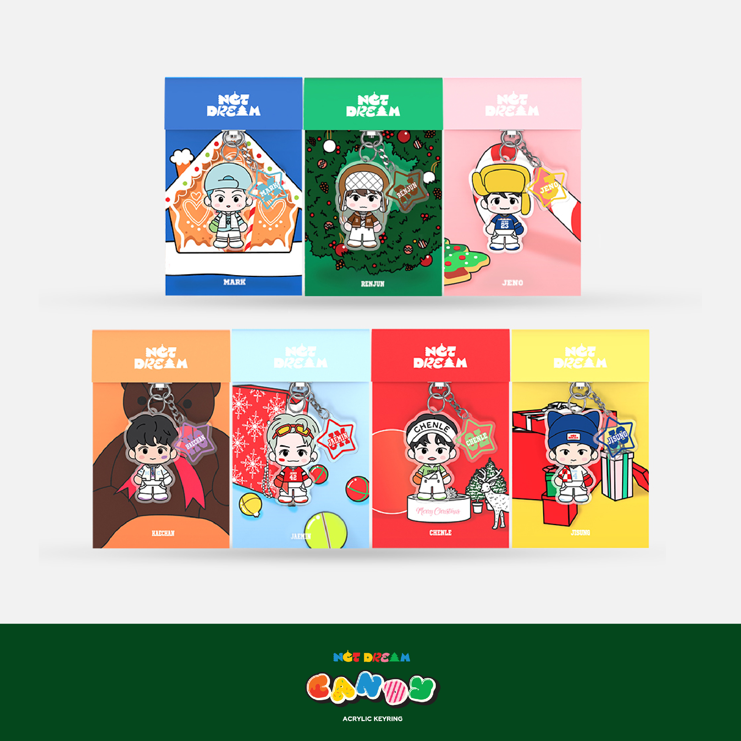 ACRYLIC KEYRING - Candy