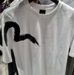 [S] EVISU BIG LOGO SHORT SLEEVE T-SHIRT, WHITE, EV2UPS904-WHITE (SEV193)