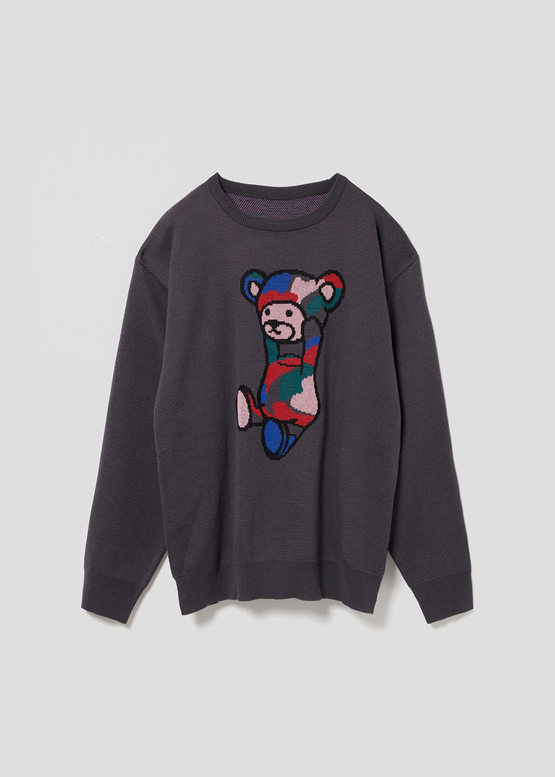 Graniph Control Bear 灰色長袖線衫