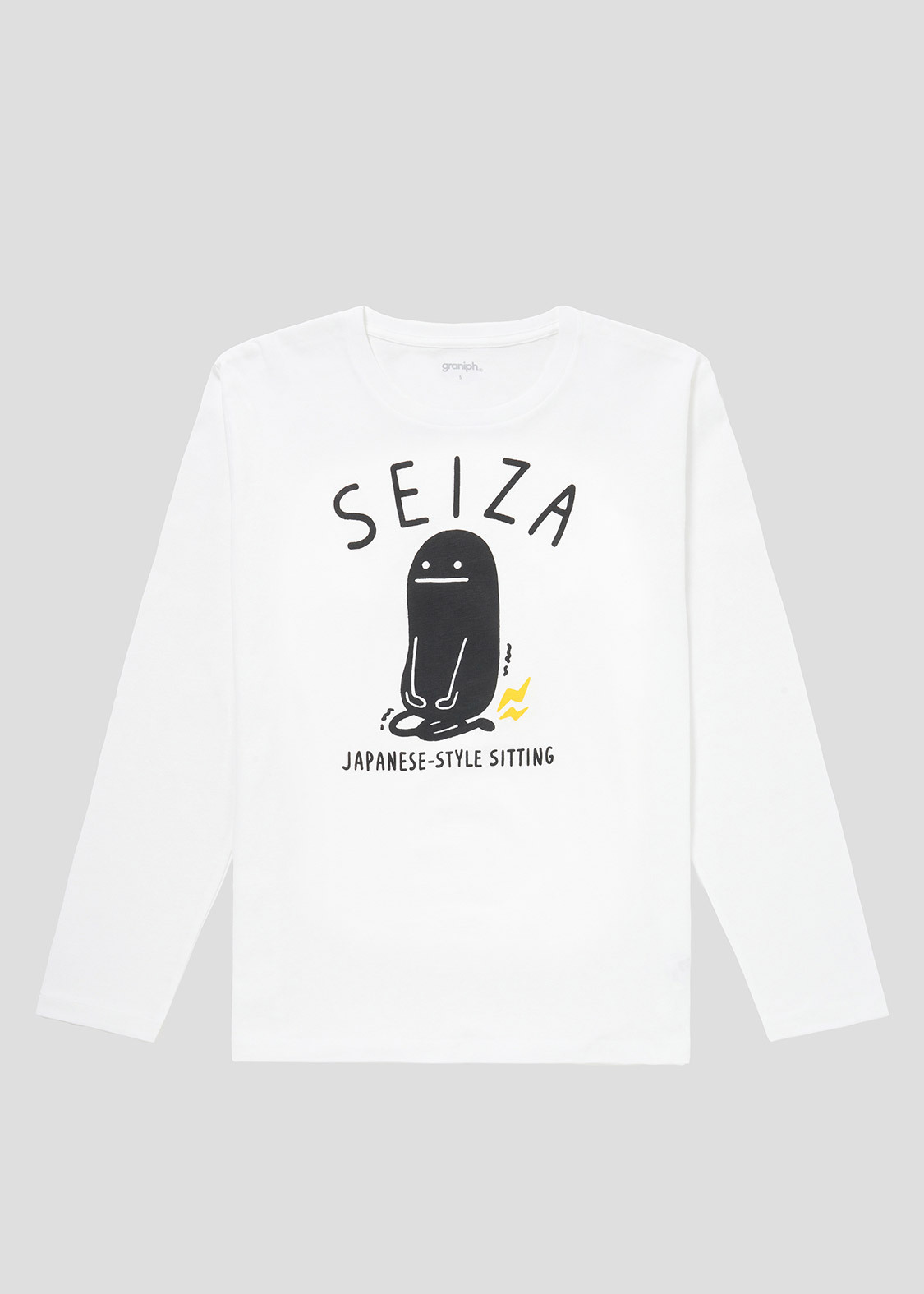 Graniph 黑豆白色Tee