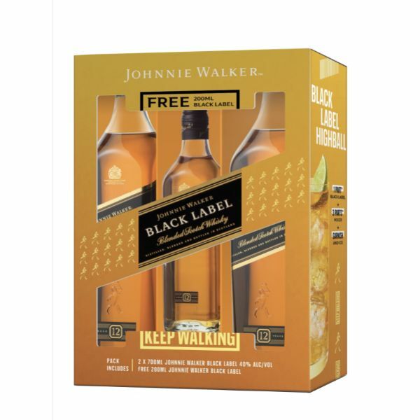 Johnnie Walker Black Label Blended Scotch Whisky Packag