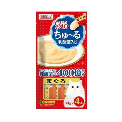 CIAO 吞拿魚醬 (乳酸菌) (11gx4支裝) 【$100 X 7 包】【可混合其他口味】