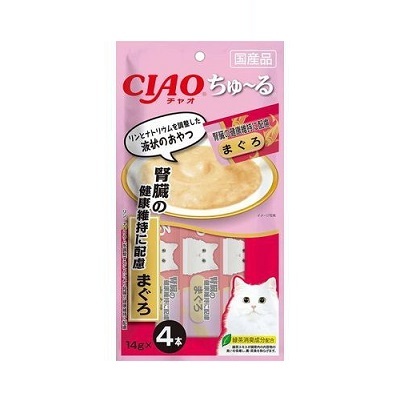 CIAO 腎臟健康配方 吞拿魚醬 (14gx4支裝) 【$100 X 7 包】【可混合其他口味】