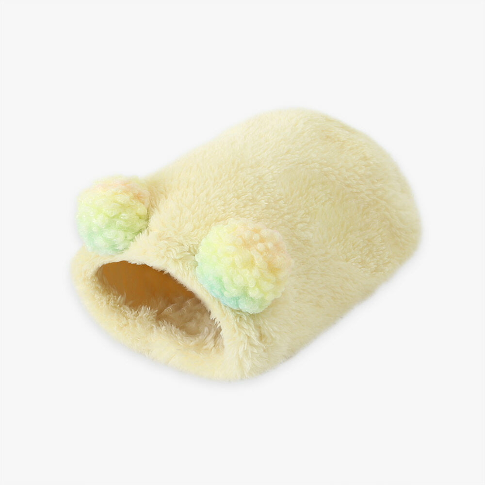 ITS DOG 毛球熊熊套頭脖圍